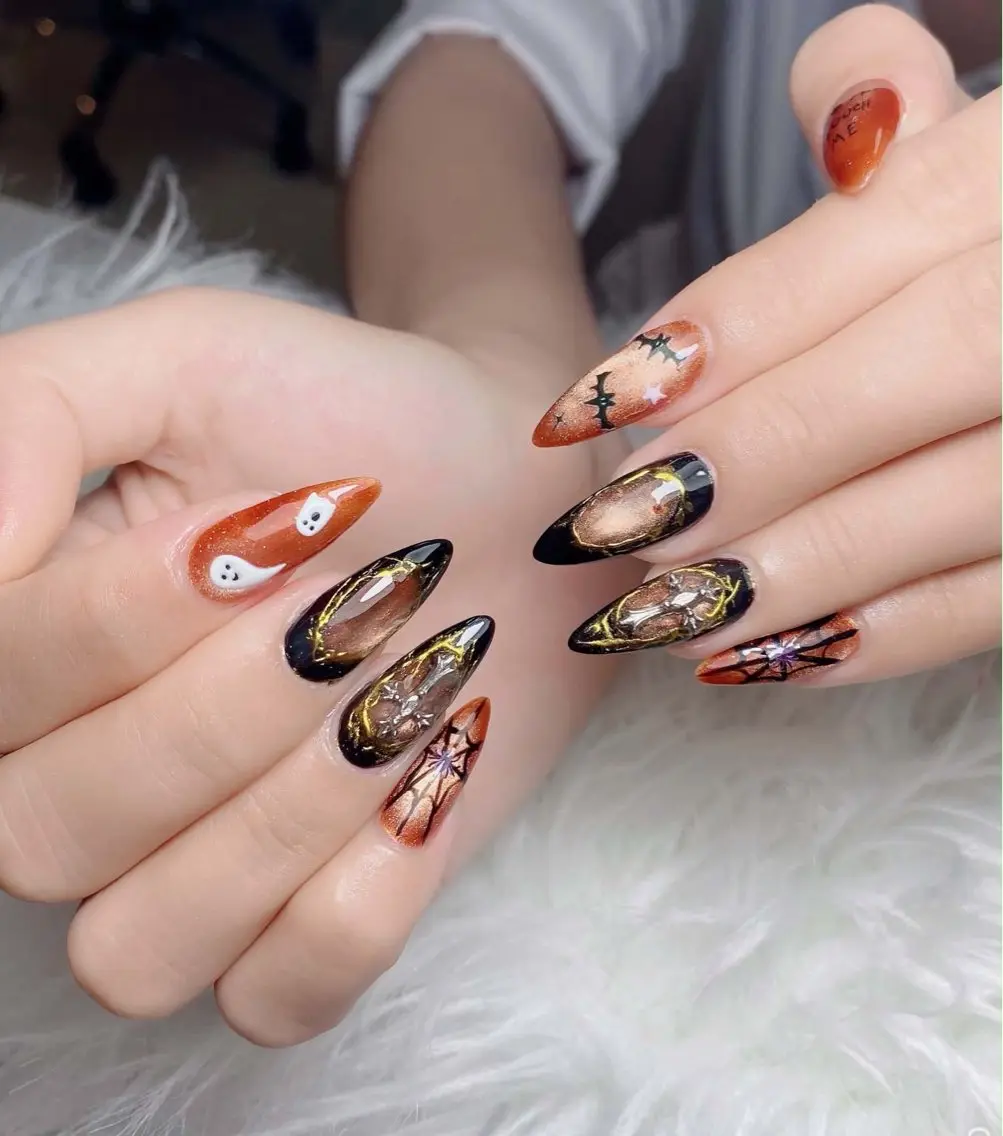 ネイル チークネイル 長さ出し フラッシュネイル フレンチネイル グラデーション ハンドネイル Lenie Nail Salonのネイルデザイン