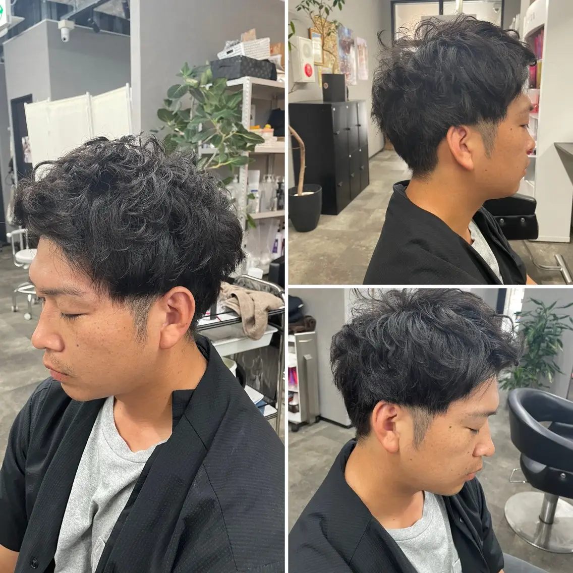 パーマ メンズ メンズパーマ 🌹ミラクル美容師 🌹くっぽのヘアスタイル