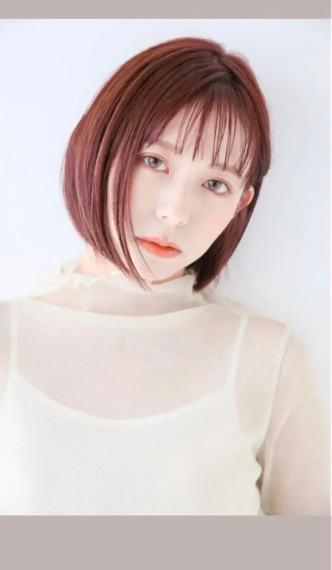 カラー ブリーチ ブリーチなしカラー Nol  円山 村上 心のヘアスタイル