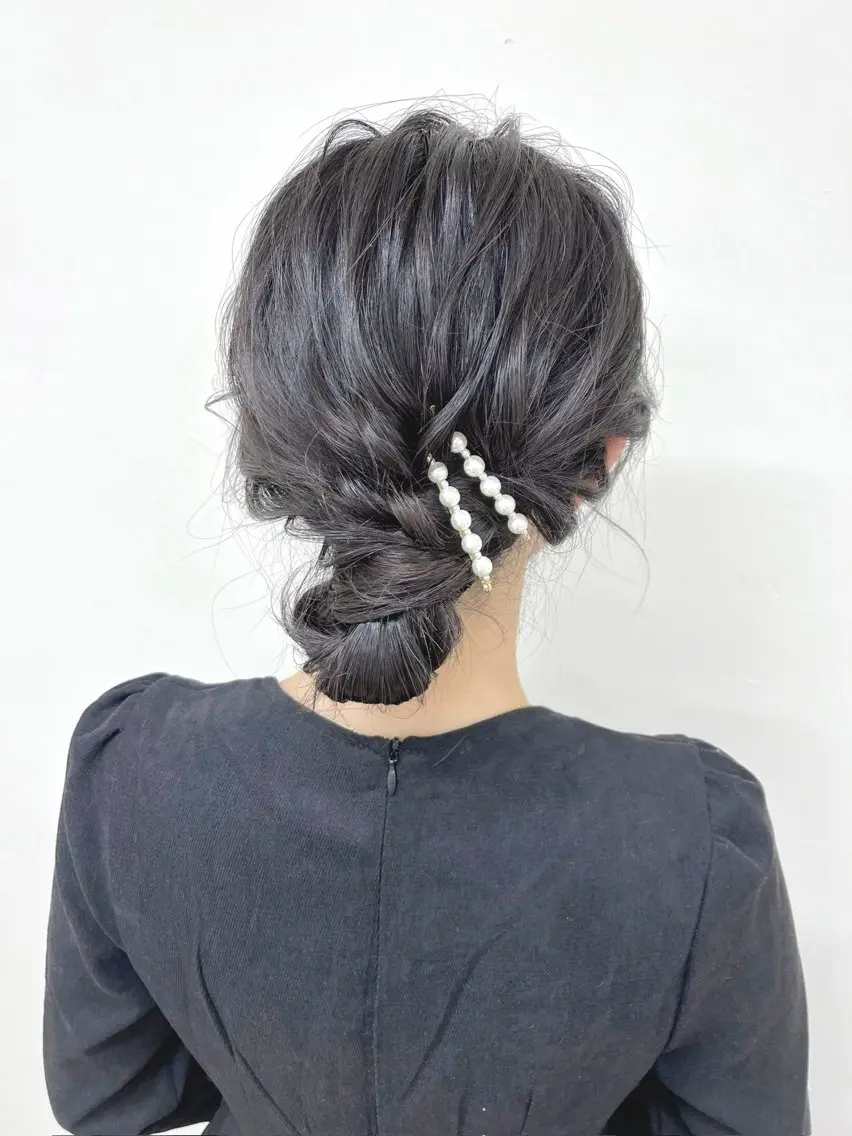 お呼ばれヘアセット👱🏻♀️💅(早朝対応可)の写真