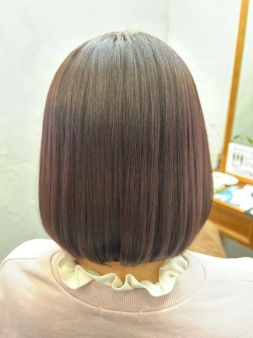 ミディアム カット 縮毛矯正 🌷-5歳を実現 梅田その子🌷のヘアスタイル