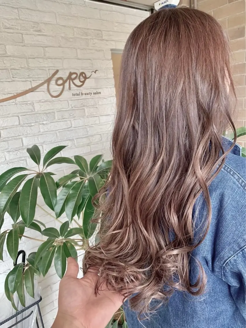 カラー 桑原 心花のヘアスタイル
