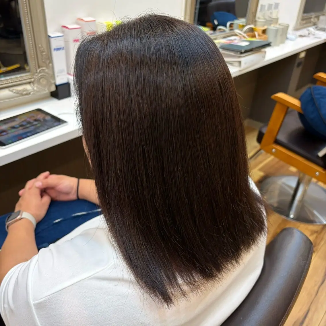 カラー ベージュカラー ヘアカラー まつもと はるなのヘアスタイル
