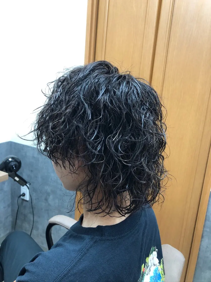 【ミニモ限定メンズクーポン】メンズカット+メンズパーマ+炭酸SP ¥8000の写真