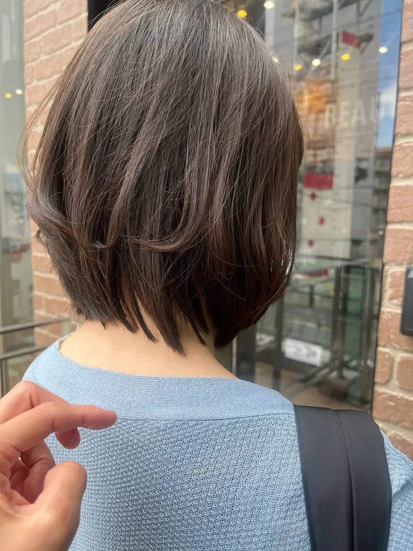 ミディアム カラー ブリーチ ケアブリーチ ダブルカラー イヤリングカラー ハイライトカラー ヘッドスパ 久木原 ゆりのヘアスタイル