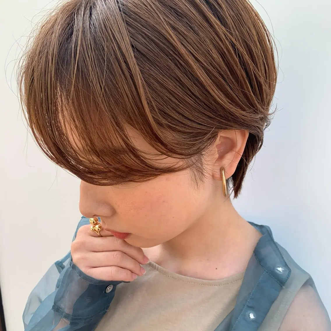 ショート ショート特化美容師 大阪京橋　大本　渉のヘアスタイル