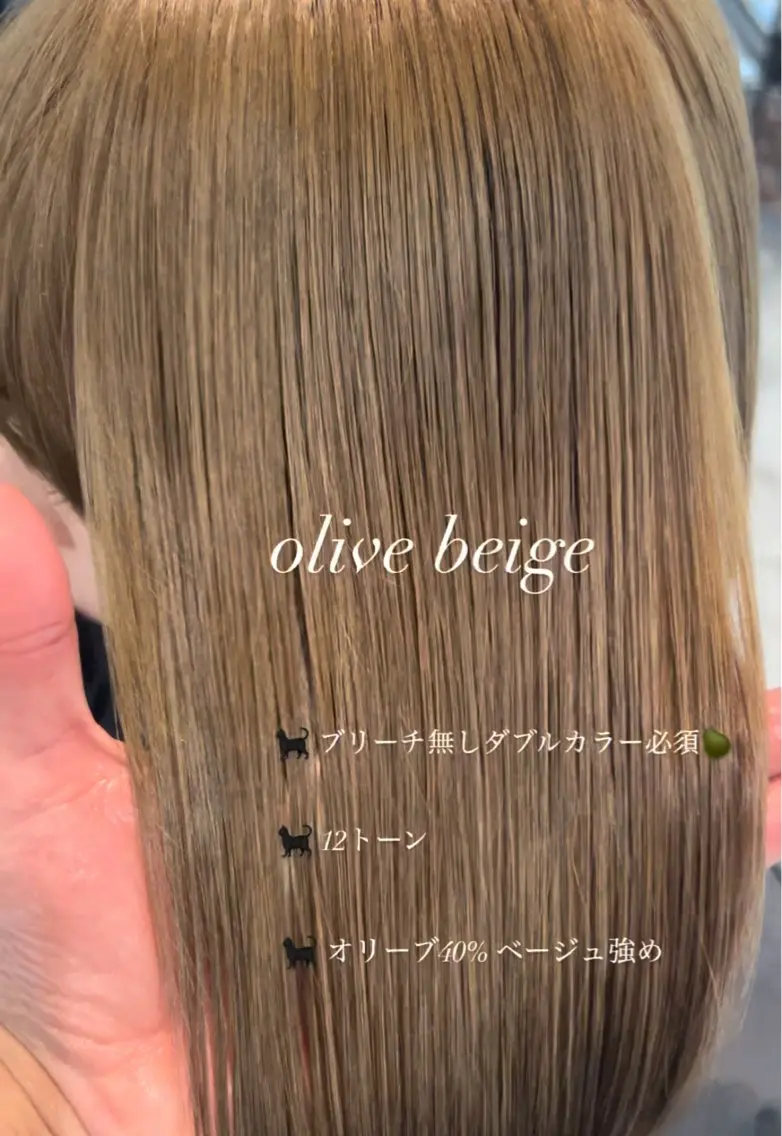 カラー オリーブカラー 二宮 陽太のヘアスタイル