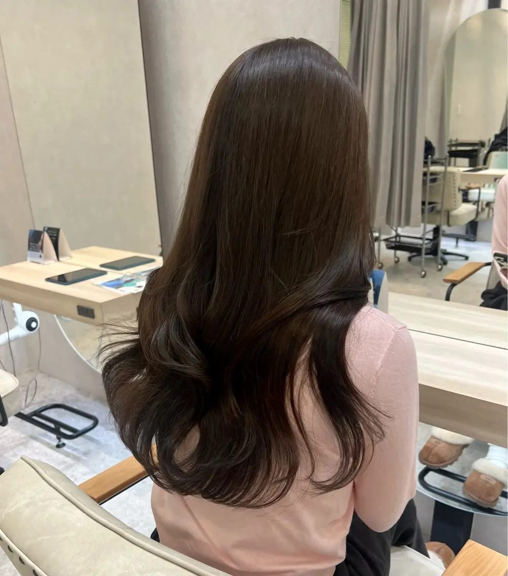 《何度でも使える》フルカラー+カット+marbb ¥6900の写真
