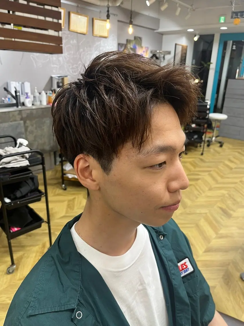 メンズ限定モデルカット初回の写真