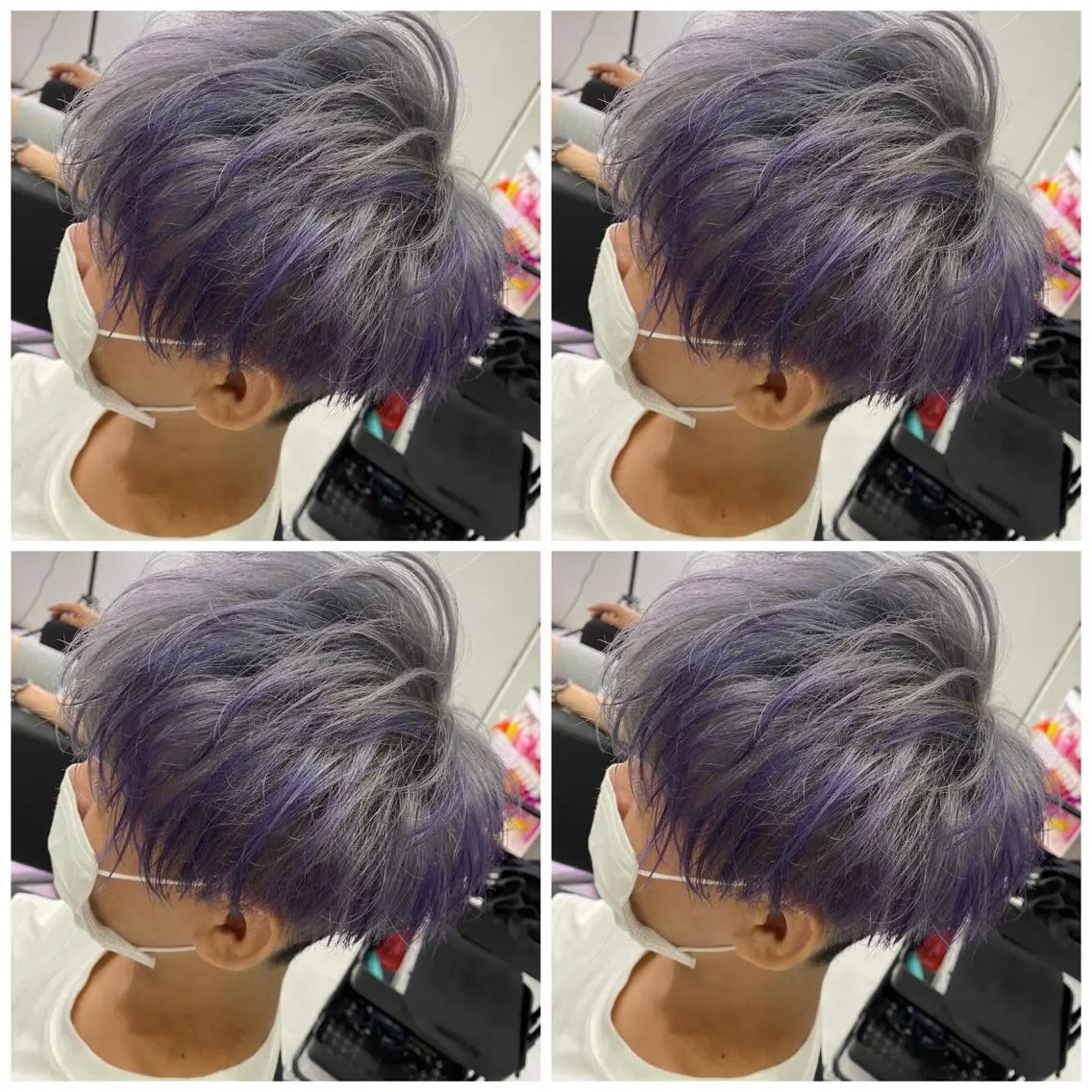 ミディアム カラー ヘアアレンジ メンズ 👑錦糸町/毛流れ パーマ特化/NORIのヘアスタイル