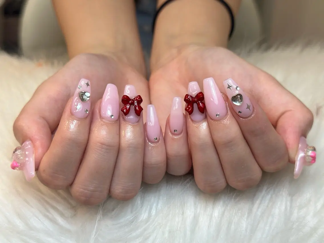 ネイル アートネイル ジェルネイル マグネットネイル ハンドネイル JennNail_ マオのネイルデザイン