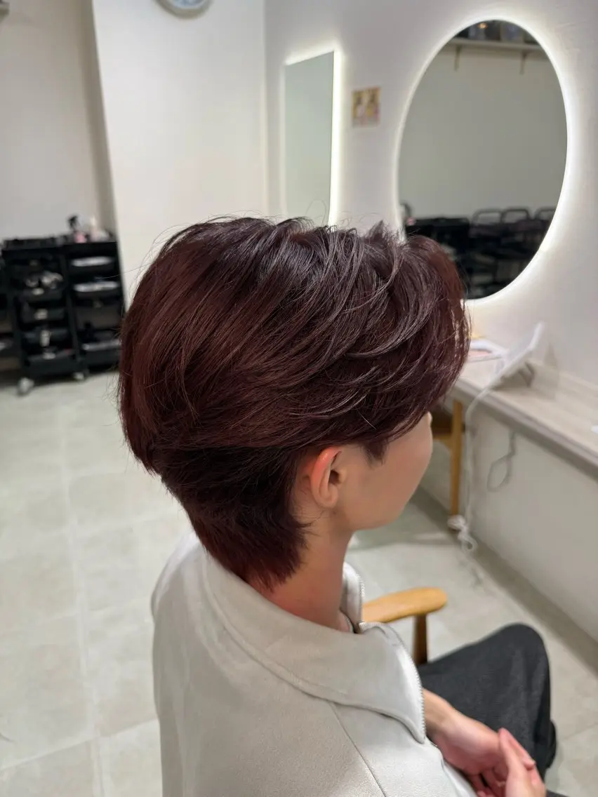 カラー メンズ メンズブリーチ ブリーチ ブリーチなしカラー ヘアカラー 茂木 陽菜のヘアスタイル