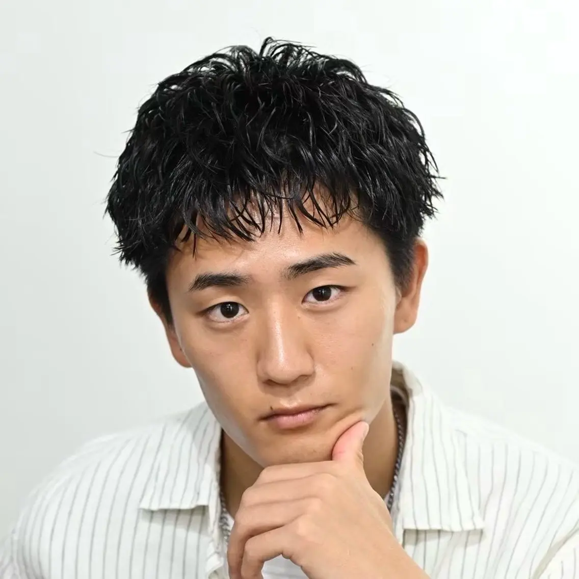 ショート パーマ ヘアアレンジ メンズ キッズ メンズパーマ ショートヘア カット パーマ メンズカット/パーマ 山崎航平💈のヘアスタイル