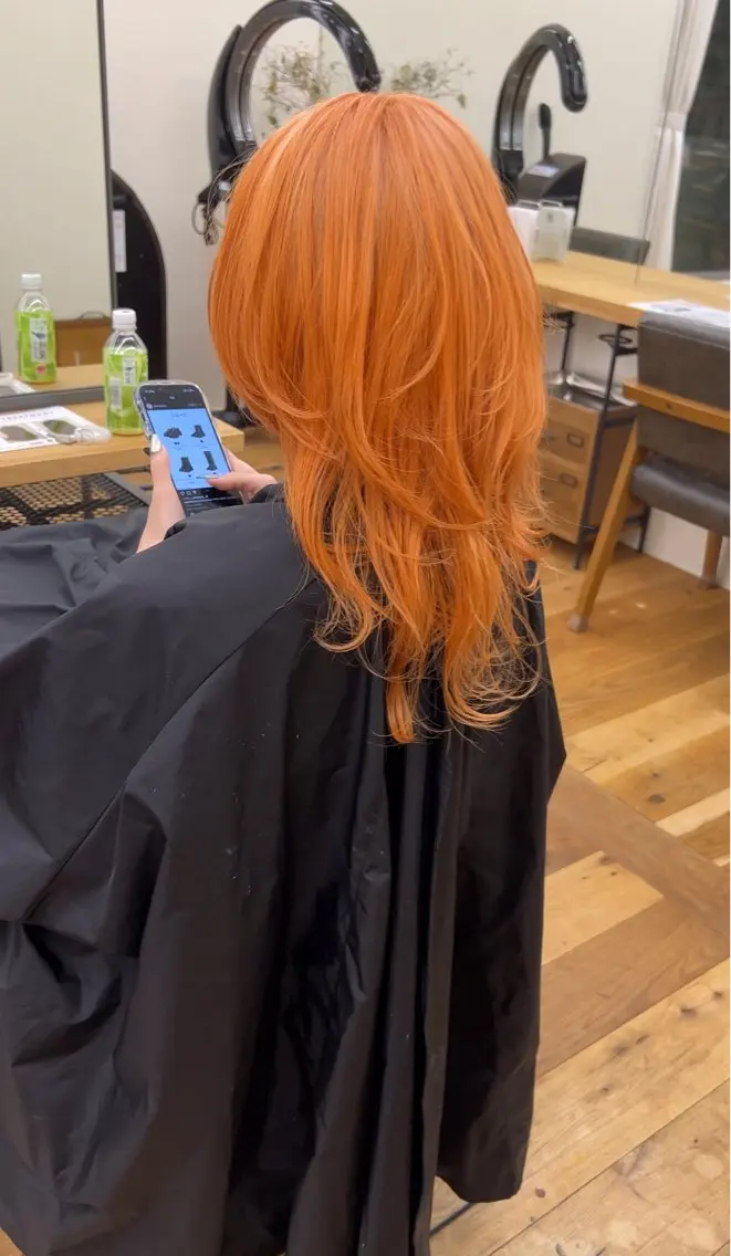 ロング カラー メンズ メンズブリーチ メンズハイトーン ブリーチ ハイトーンカラー カット ヘアカラー トリートメント 抜きっぱなしブロンド /ハイトーン/カナタのヘアスタイル