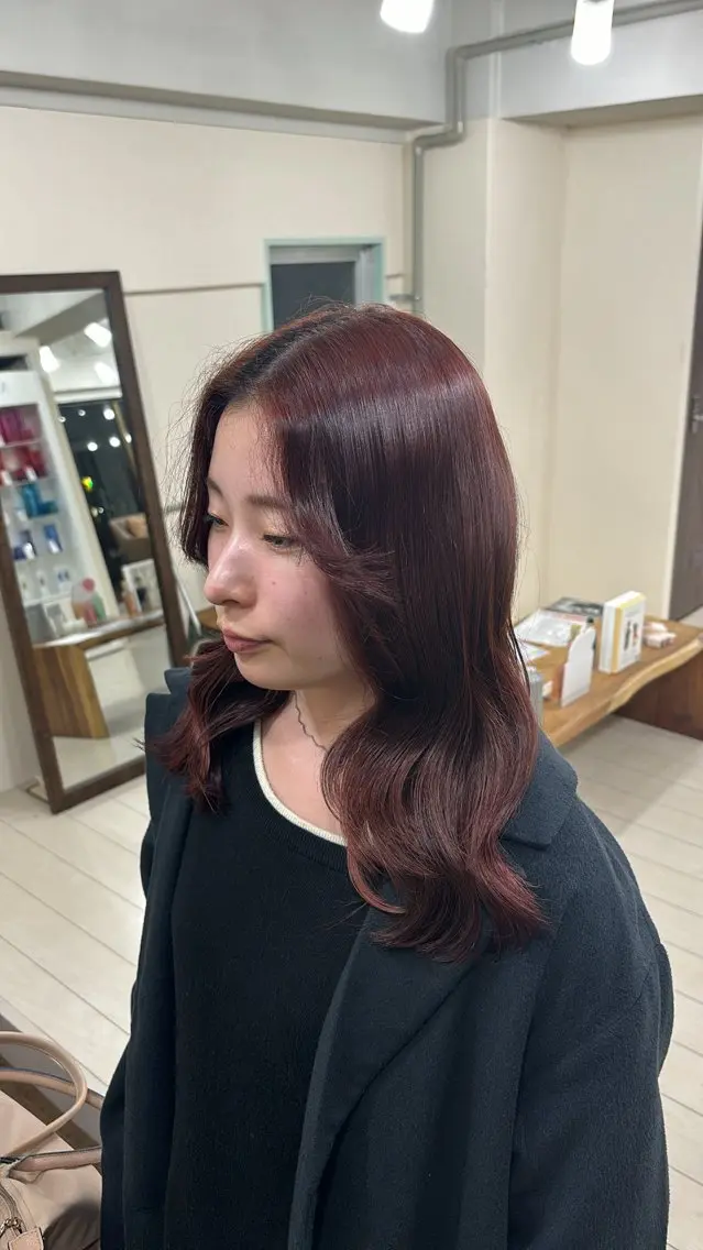 セミロング カラー ヘアカラー suii. りゅーとのヘアスタイル