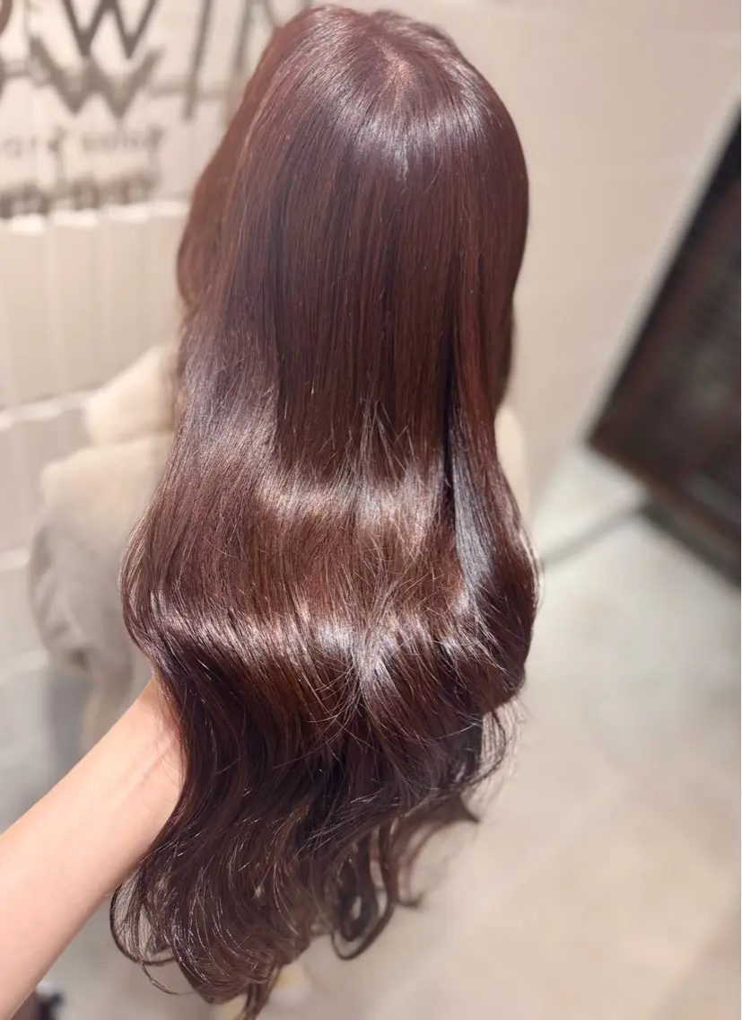 ロング カラー カット ヘアカラー トリートメント 髪質改善*大人女性 向けサロン|RINAのヘアスタイル