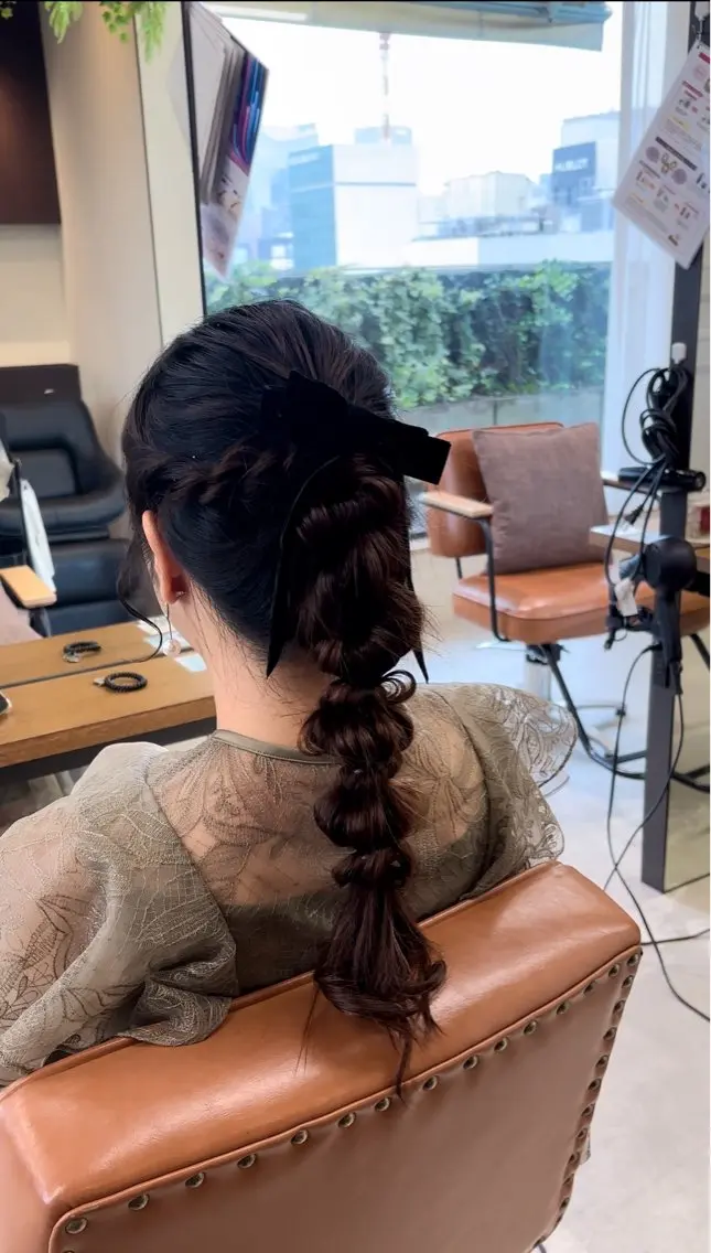 ヘアアレンジ ヘアセット fitするカット♡/ 多幸感/ふうか◠‿◠のヘアスタイル