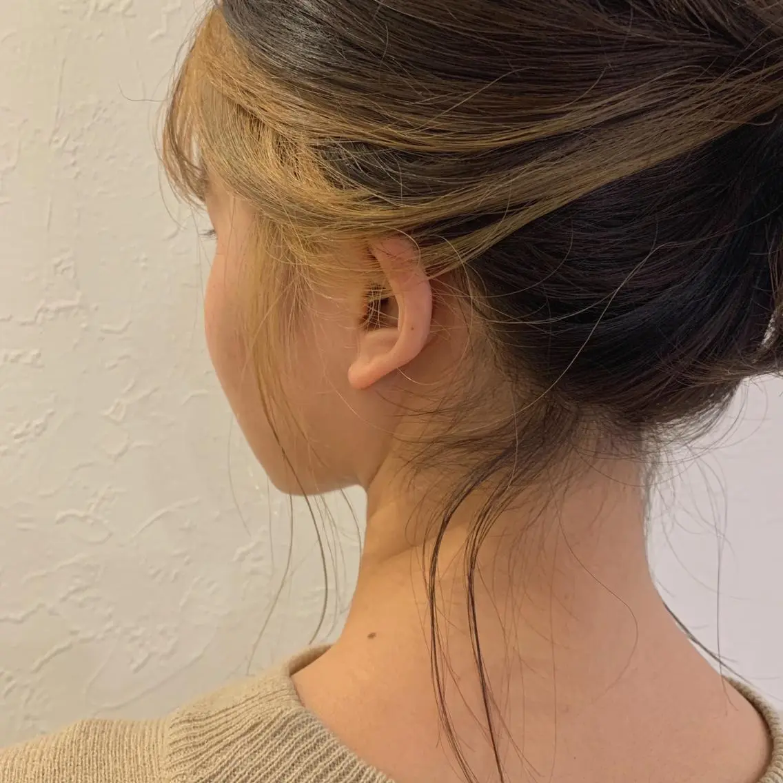ミディアム カラー イヤリングカラー ヘアカラー m ā l o.🌷 サカモトマイコのヘアスタイル