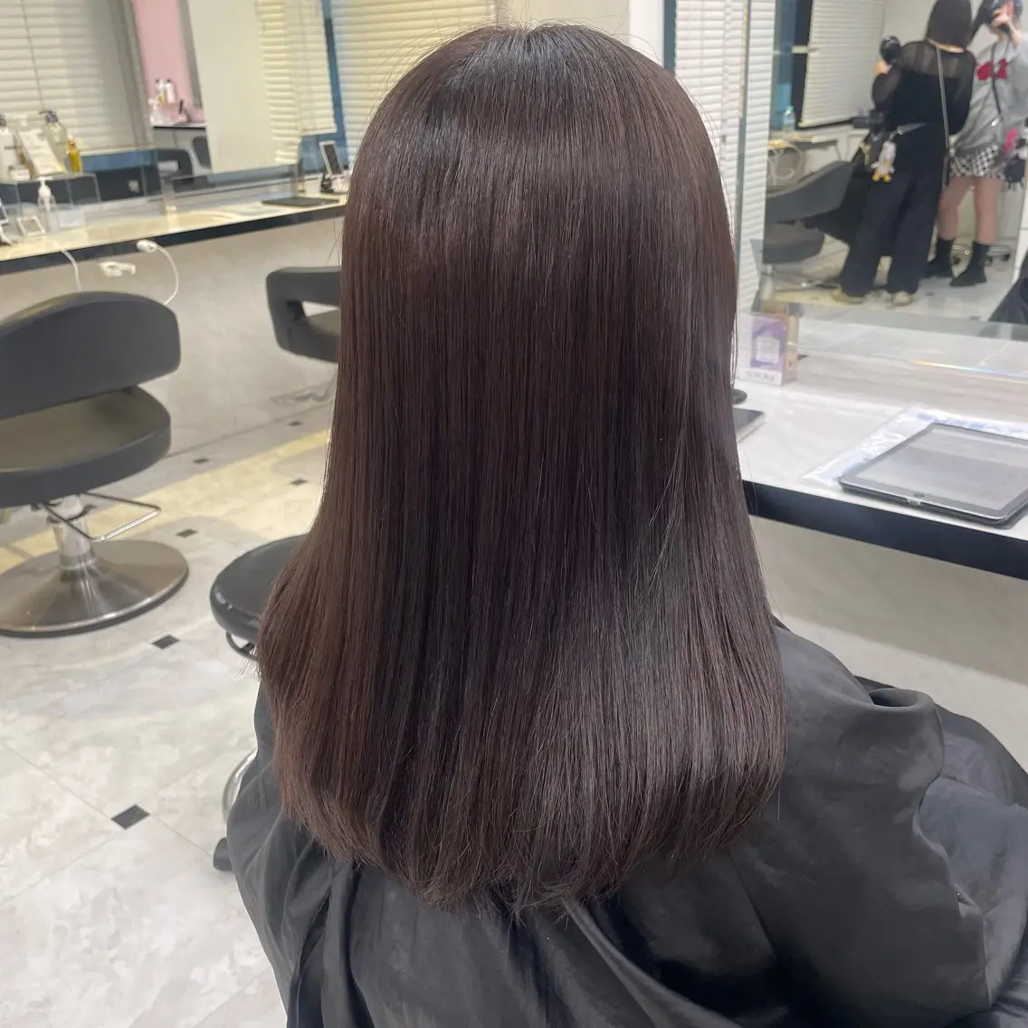 ミディアム トリートメント うる艶トレンドヘア 🕊️上野BABYのヘアスタイル