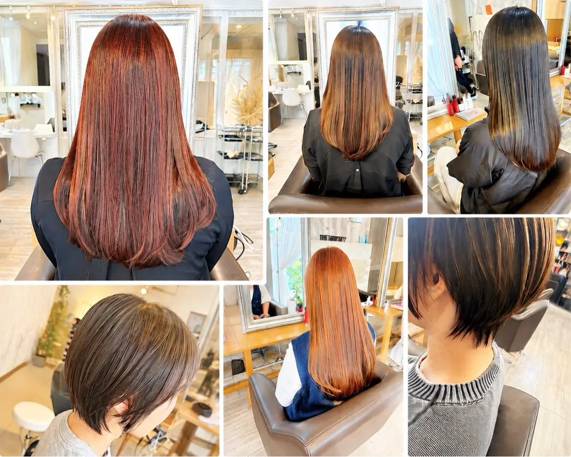 ロング カラー 髪質改善 ロング カット ヘアカラー トリートメント 髪質改善サロン/川越 カラー/レイヤーボブのヘアスタイル
