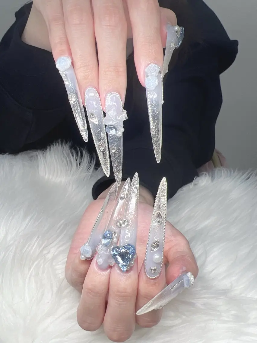 ネイル ハンドネイル Lee Nails チップ長さだし専門店のネイルデザイン