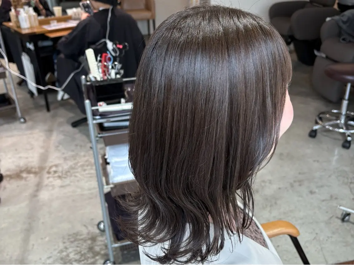 ミディアム ヘアカラー AVANCE.ens 松本大和のヘアスタイル