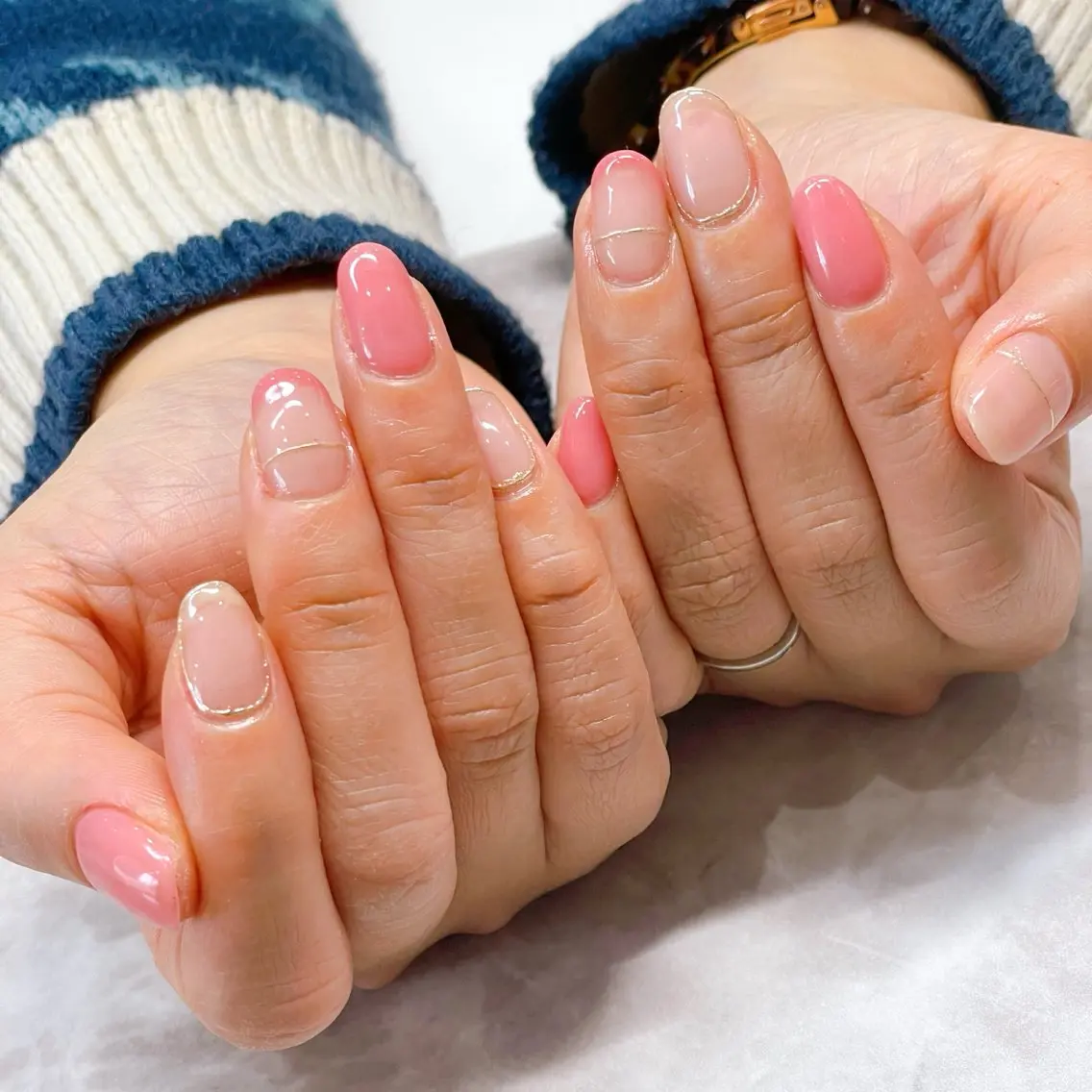 ネイル 持ち込み 春ネイル Plaisir プレジールのネイルデザイン