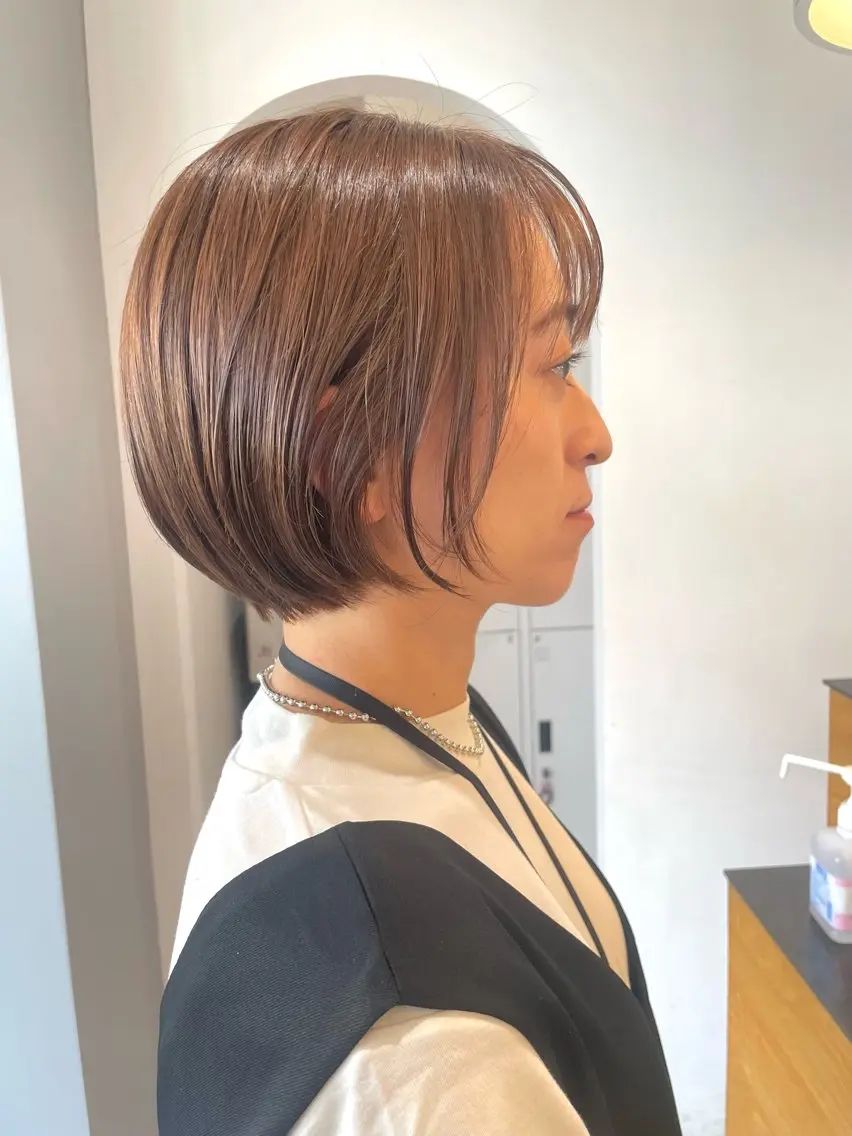 ショート ボブ ショートヘア カット 尾崎 弘和のヘアスタイル