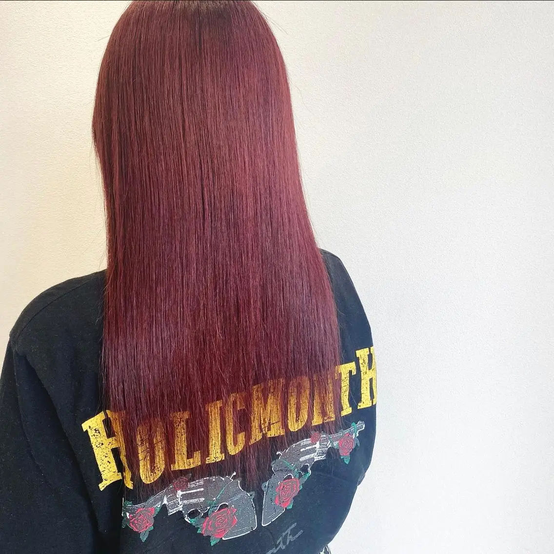 ロング カラー ピンクカラー ローズカラー 💘韓国カラー💘 クルミのヘアスタイル
