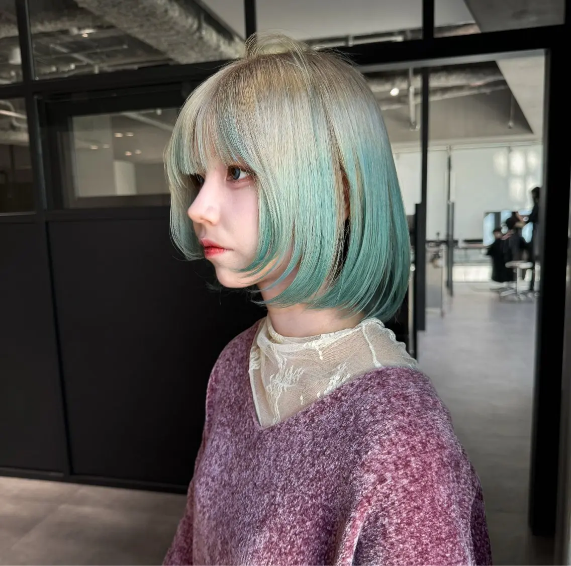 ショート 切りっぱなしボブ ボブ 奥山 みのりのヘアスタイル