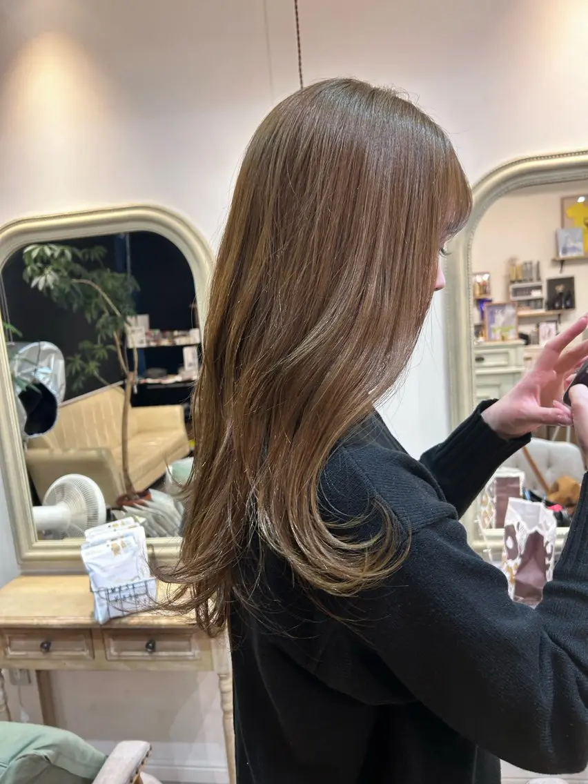 ロング カラー サイトウ ミキのヘアスタイル