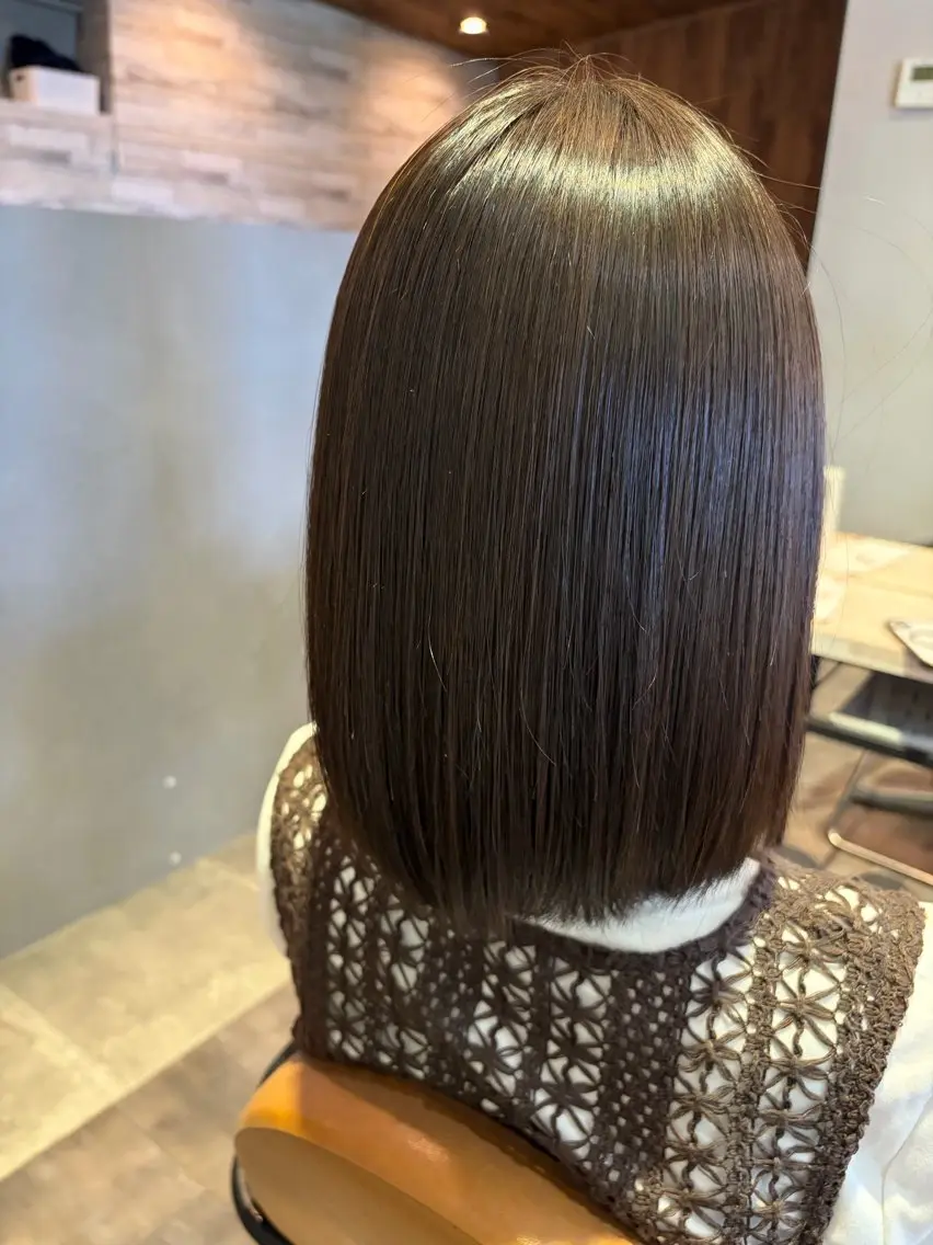 パーマ 縮毛矯正 ✨縮毛矯正モデル✨ RURUのヘアスタイル