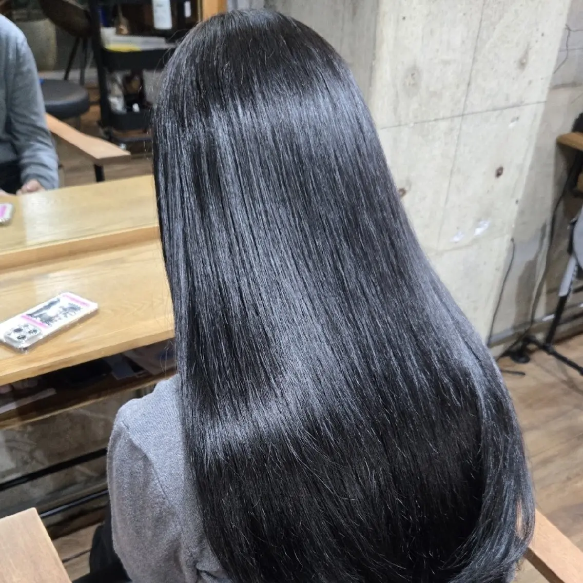 カラー 艶髪縮毛矯正×透明感 カラー◎mikuのヘアスタイル
