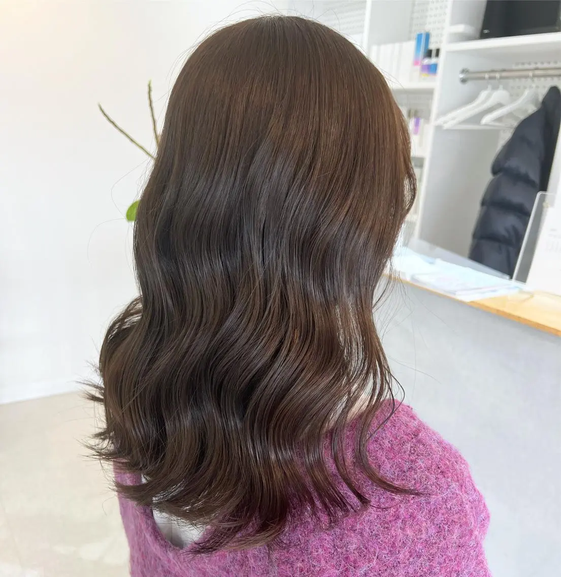 カラー ベージュカラー オリーブベージュ ヘアカラー カドムラ モエのマツエク・マツパデザイン
