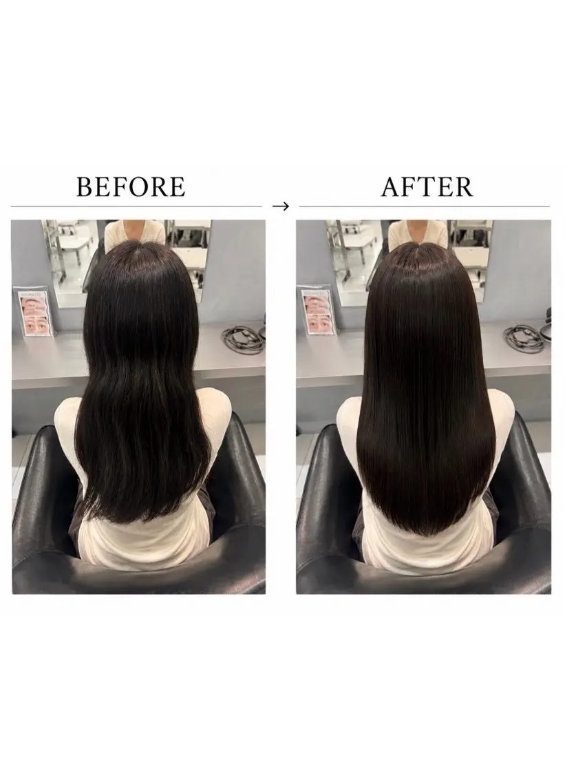 ロング 田中 アゲハのヘアスタイル