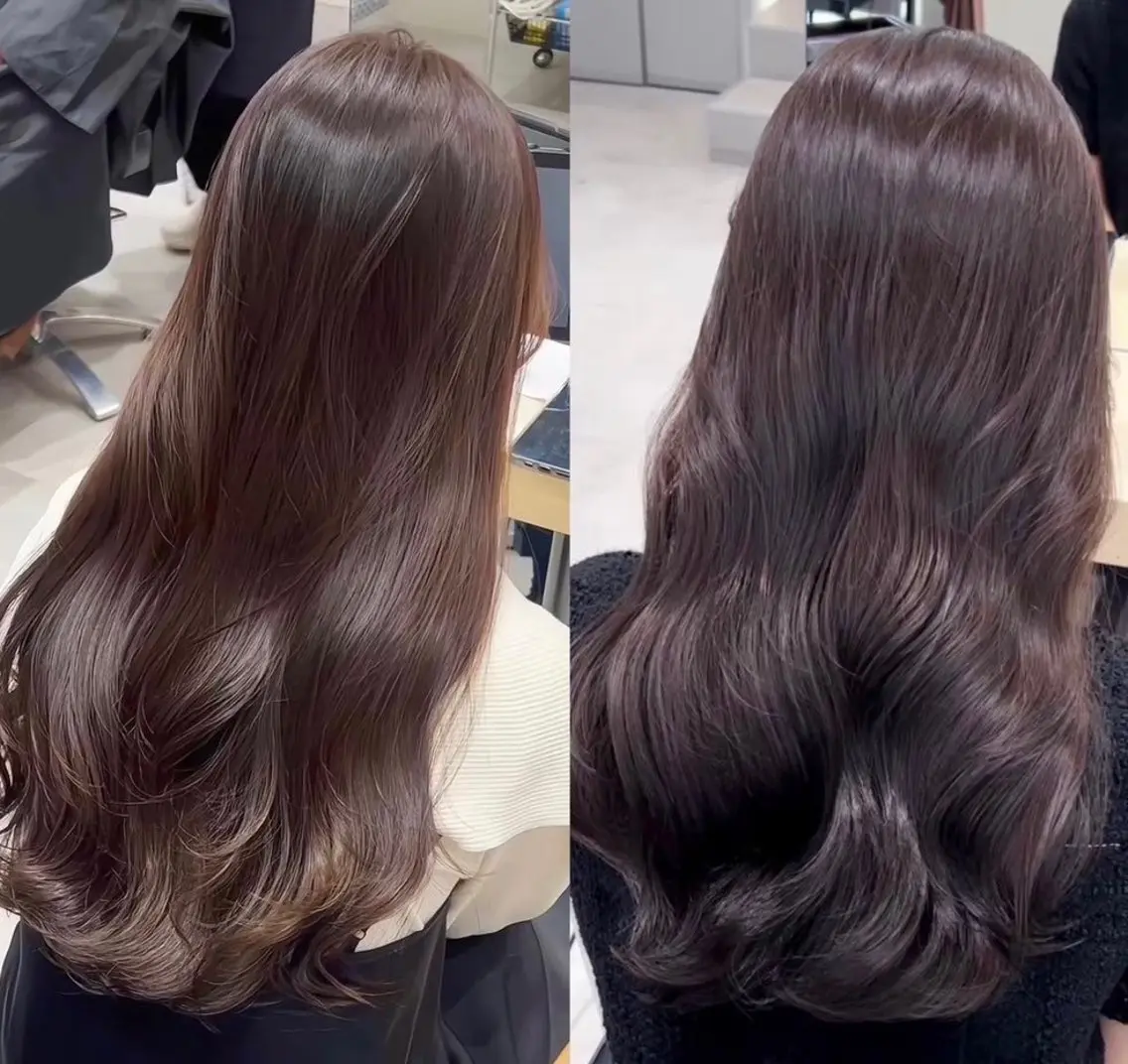 ロング ヘアカラー ♡透明感/艶カラー/ M a I ♡のヘアスタイル