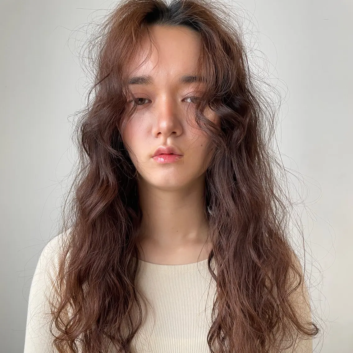 ロング カラー パーマ カット ヘアカラー トリートメント 野村矩樂/パーマ /縮毛矯正のヘアスタイル
