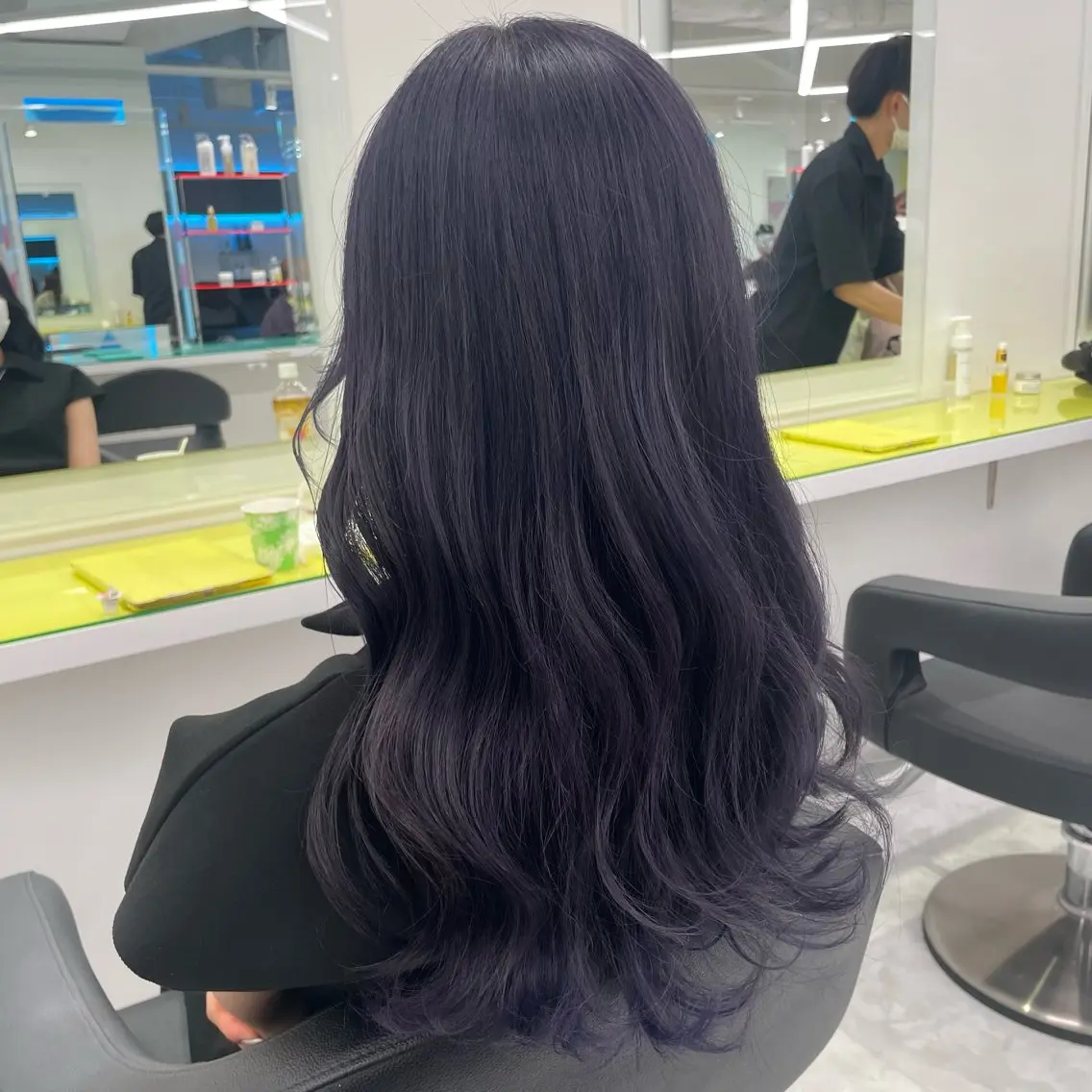 ロング ヘアカラー トリートメント 🦋韓国風カラー🦋 こうせい原宿のヘアスタイル