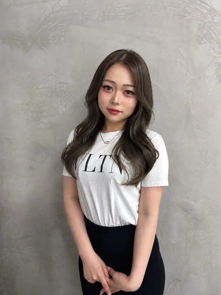 セミロング 似合わせカット カット ヘアカラー RIENS aura /konokaのヘアスタイル