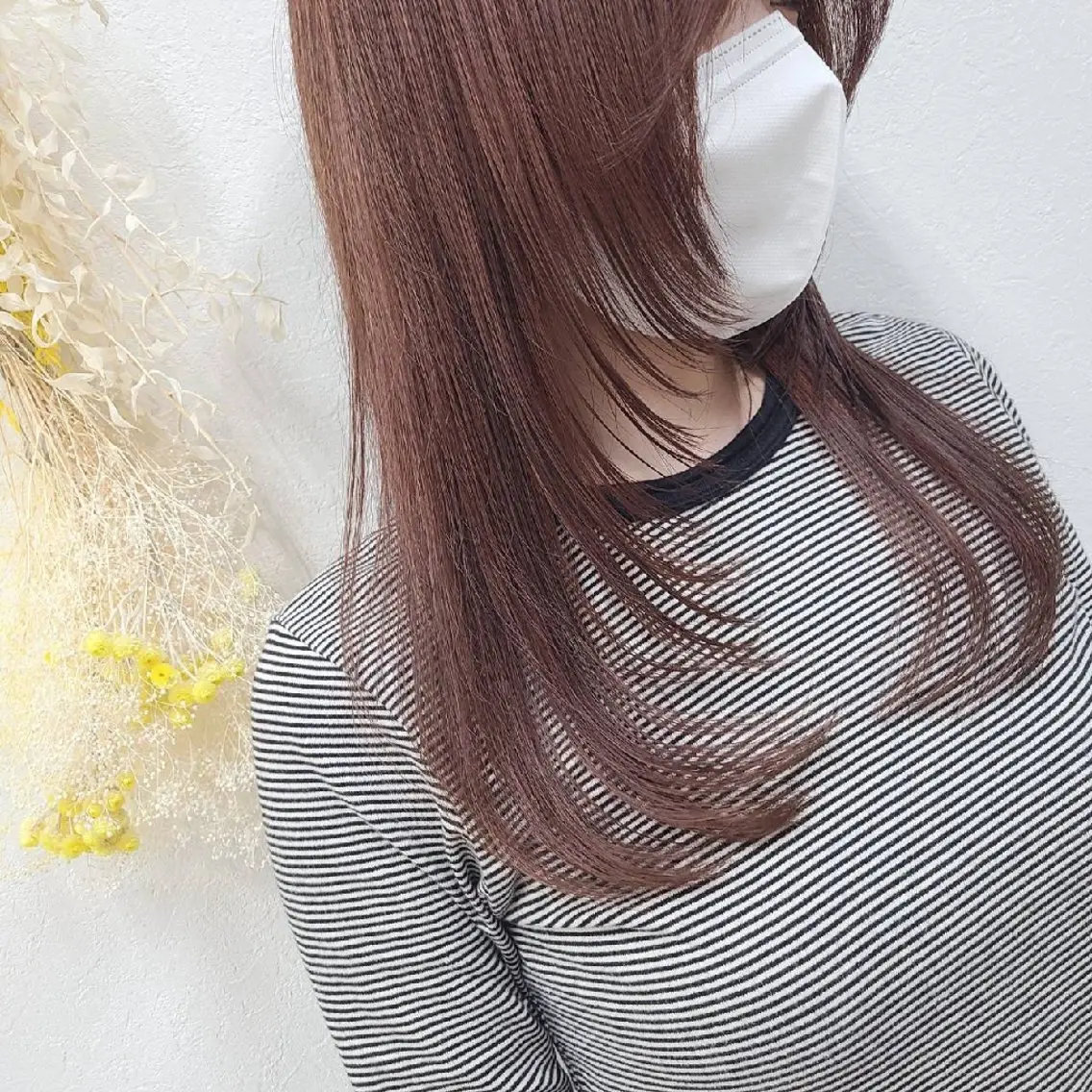 ロング 顔まわりレイヤー 顔周りカット レイヤーカット toiro ちだしえりのヘアスタイル