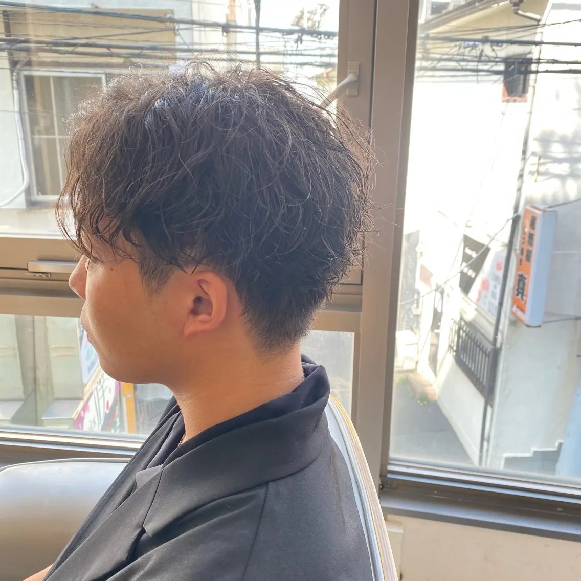 メンズ カット パーマ パーマ⚡️ FLOW KENTOのヘアスタイル