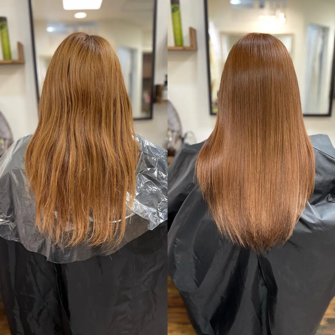 セミロング カラー&プルエクステ 大人気！！のヘアスタイル