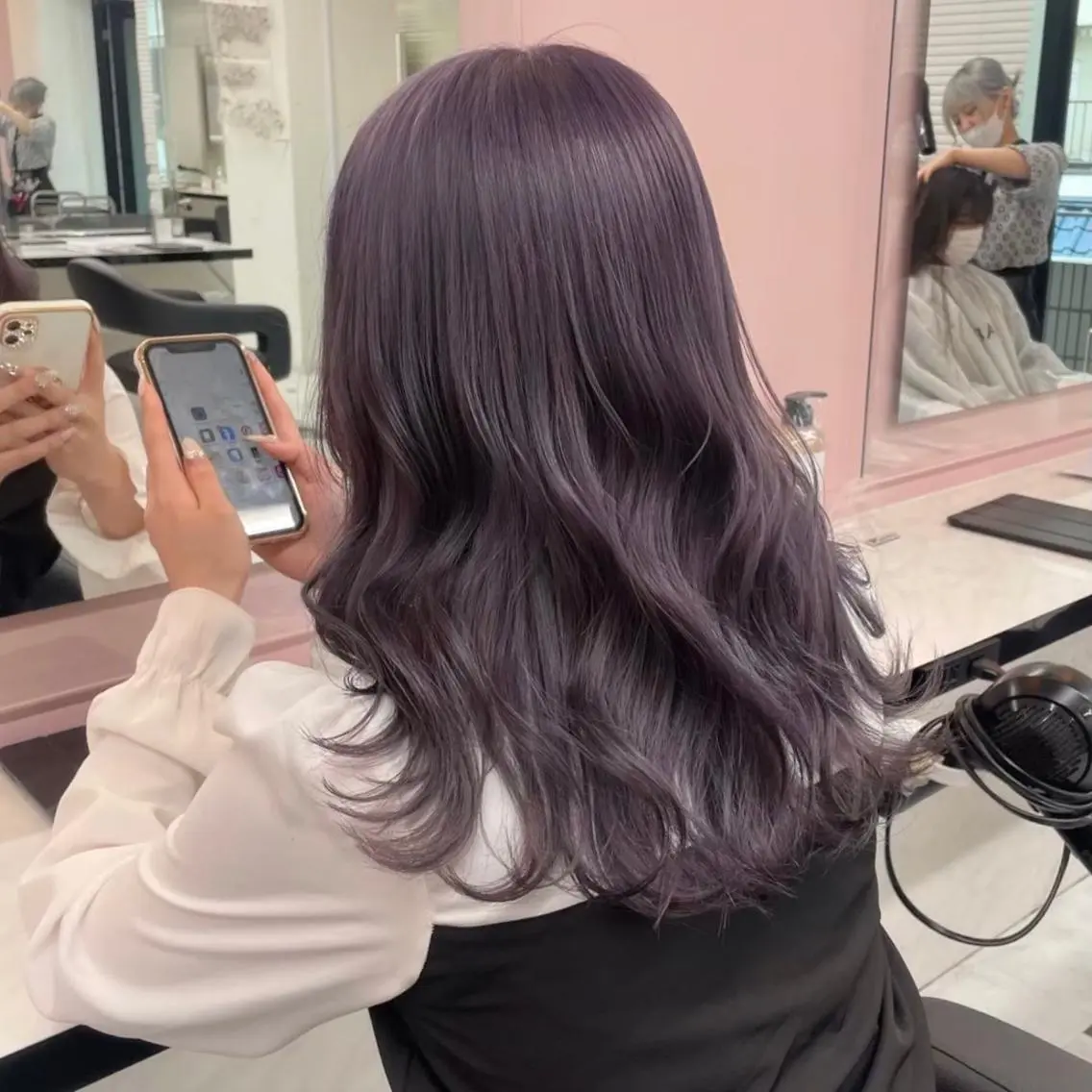 ロング カラー 🌐カワイイ製造機 💖マチ🦋のヘアスタイル
