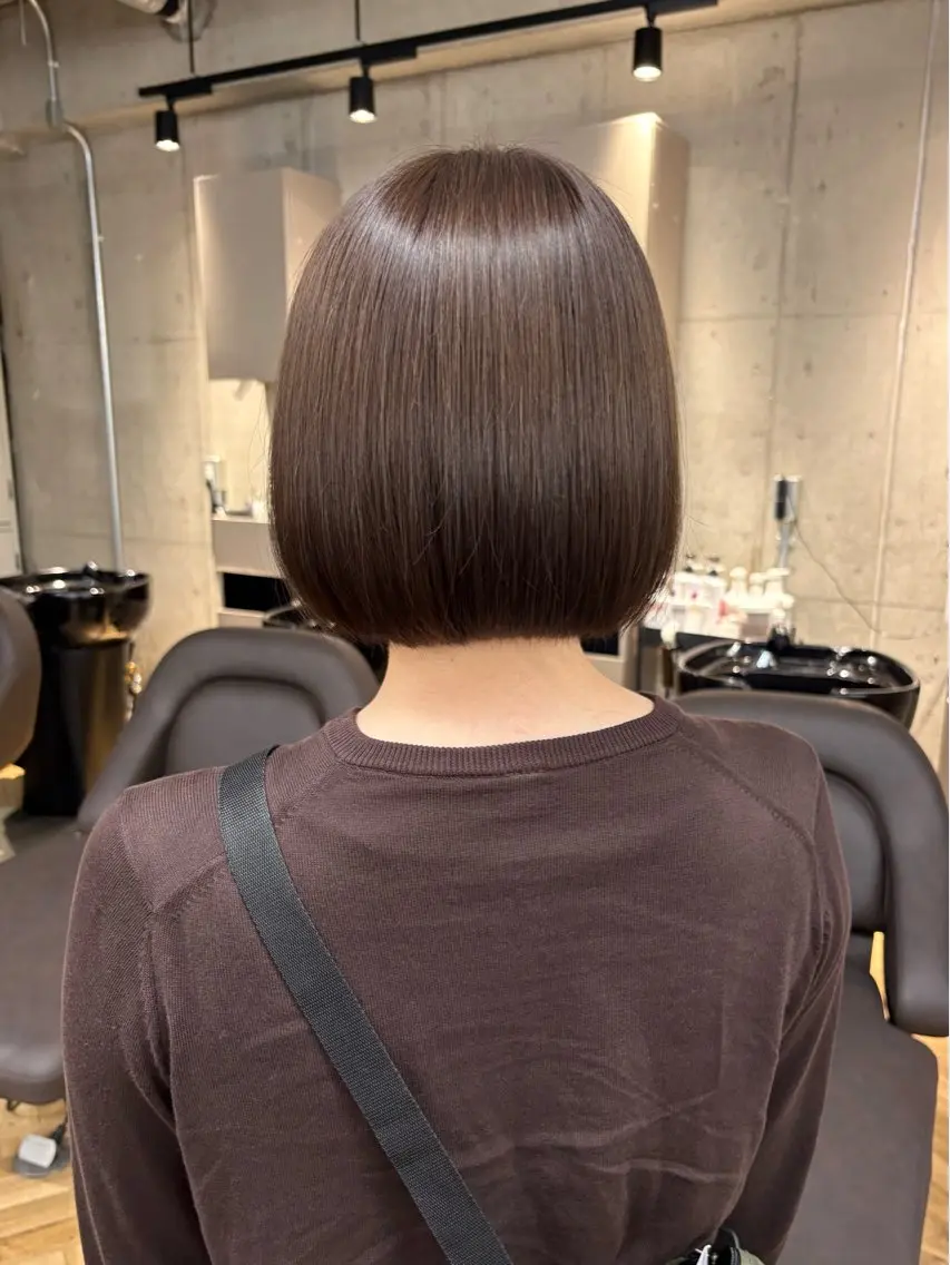 ミディアム カラー ラベンダーカラー ヘアカラー 🤍sayaka/ ブリーチ🌐のヘアスタイル