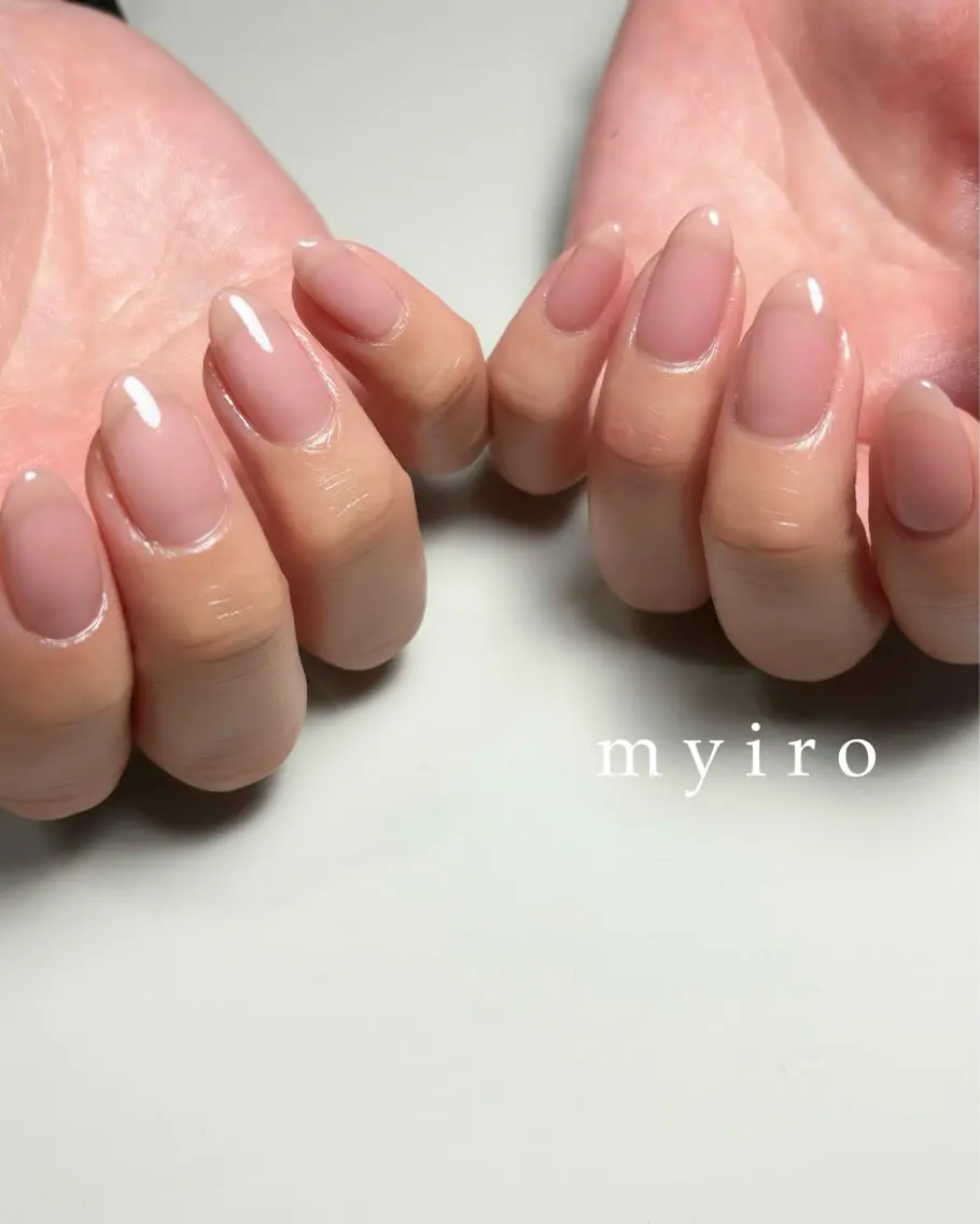 ネイル ワンカラーネイル ハンドネイル myiro【マイロ】 林のネイルデザイン