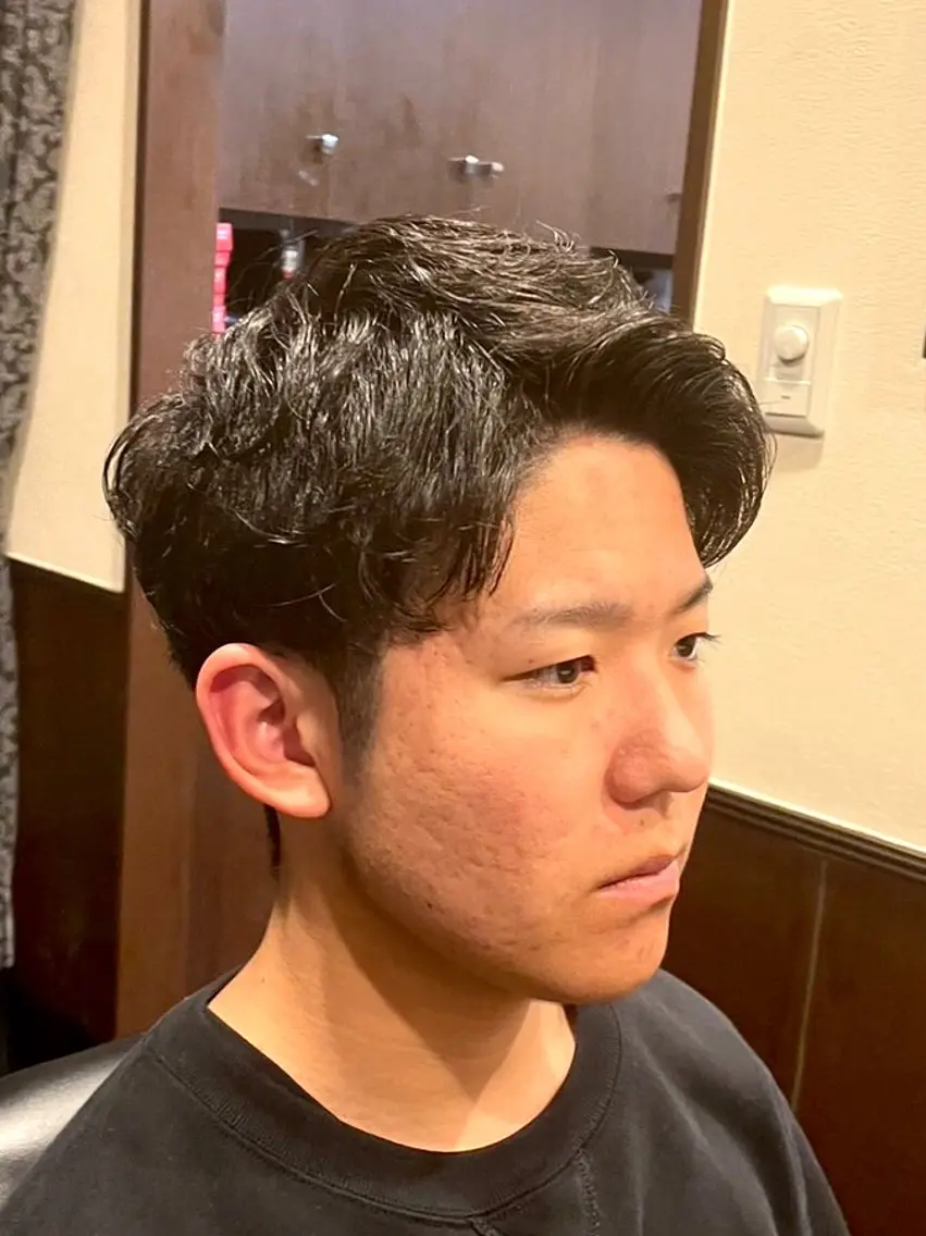 ショート パーマ 長谷川 真那のヘアスタイル