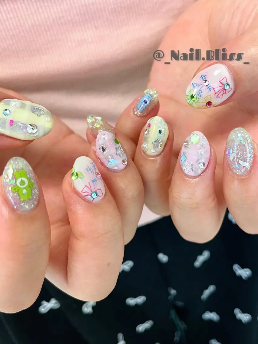 ネイル 持ち込み ハンドネイル NAIL BLISSのネイルデザイン