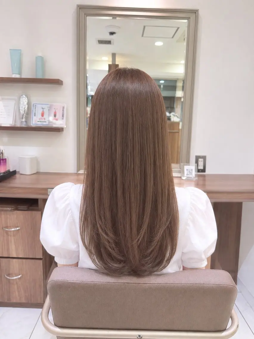ロング カット 岡本 一太のヘアスタイル