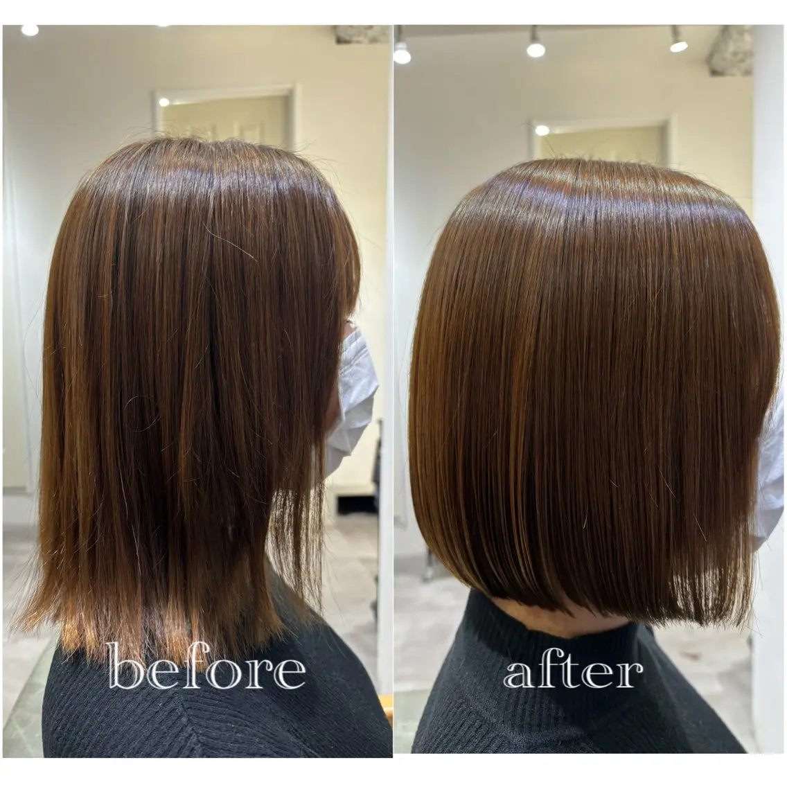 ショート カット ✨似合わせボブ✨ 縮毛矯正のヘアスタイル