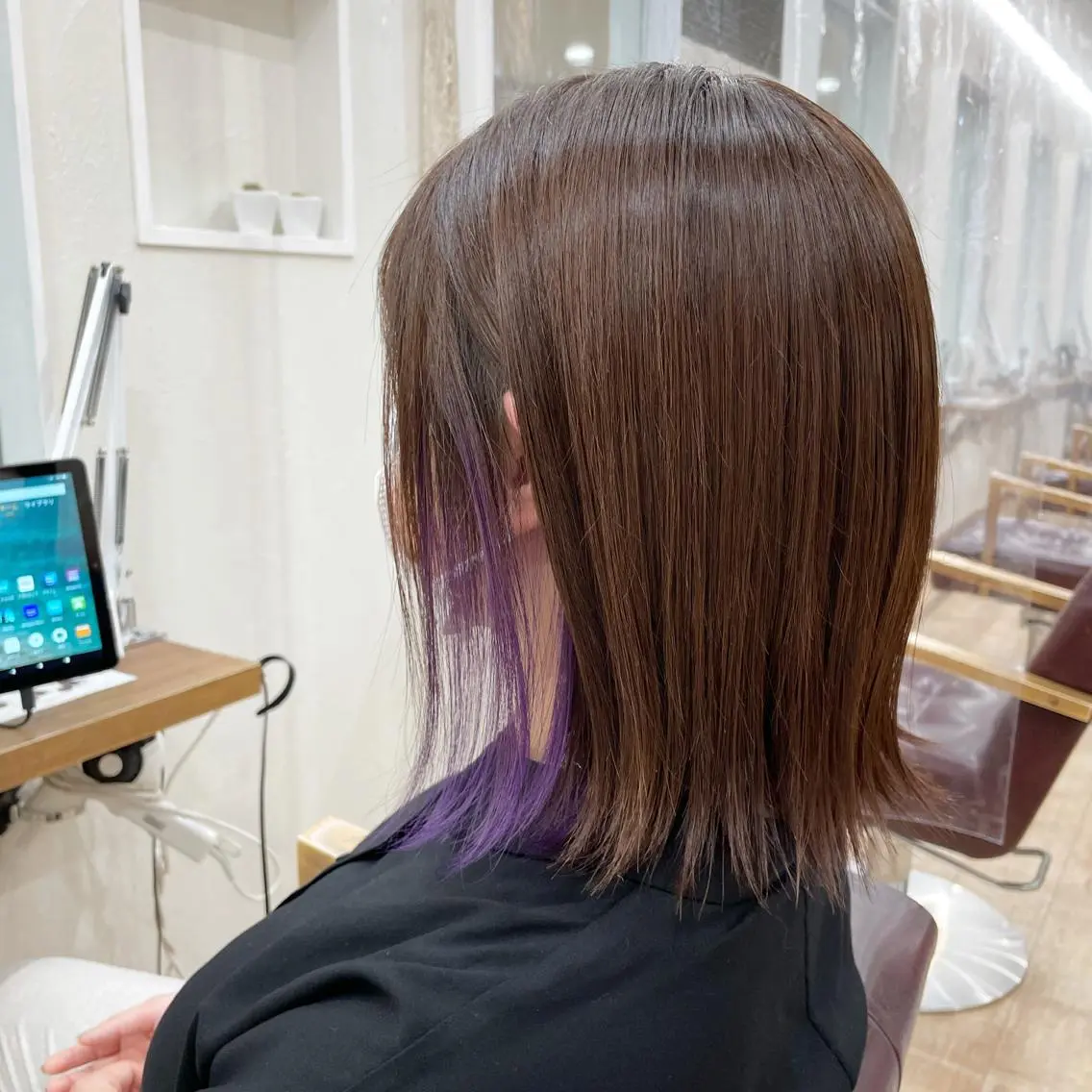 カラー ブリーチ インナーカラー ヘアカラー 樽見 浩司のヘアスタイル